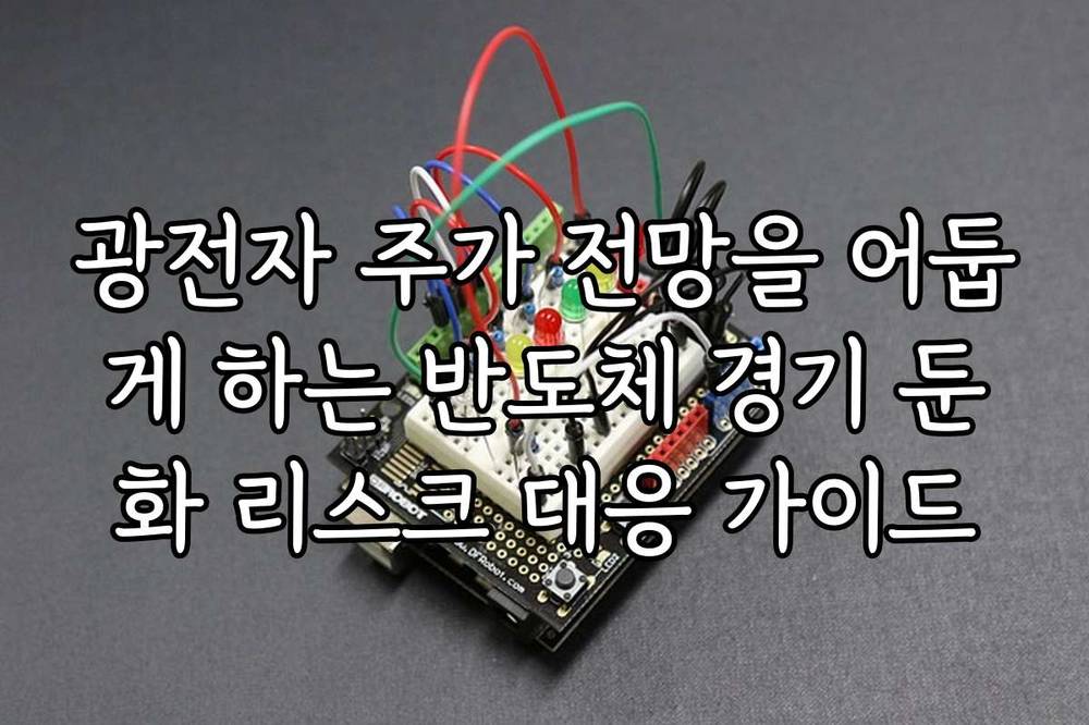 광전자 주가 전망을 어둡게 하는 반도체 경기 둔화 리스크 대응 가이드