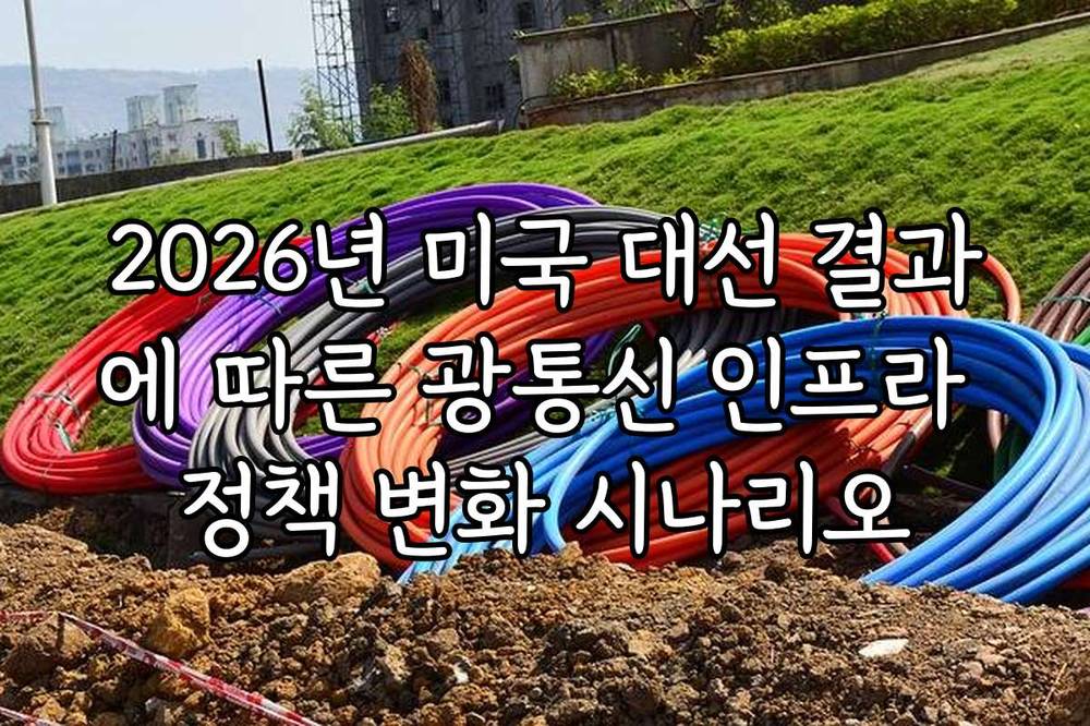 2026년 미국 대선 결과에 따른 광통신 인프라 정책 변화 시나리오