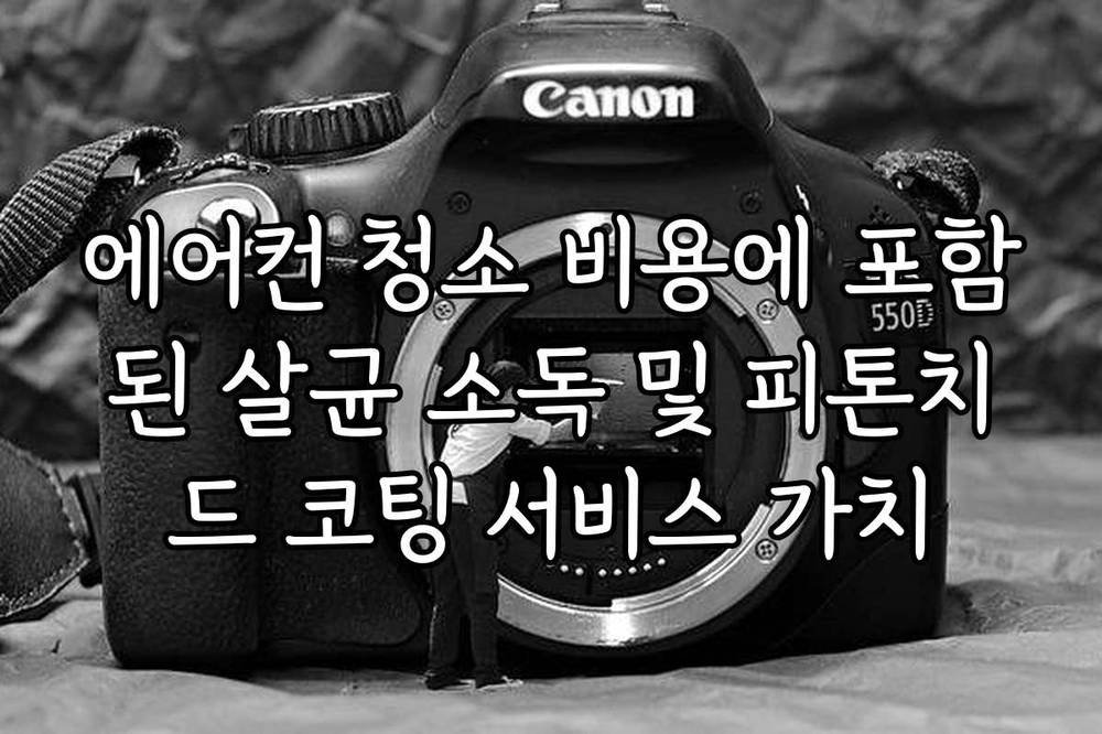 에어컨 청소 비용에 포함된 살균 소독 및 피톤치드 코팅 서비스 가치