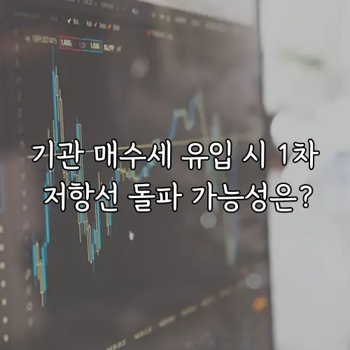 기관 매수세 유입 시 1차 저항선 돌파 가능성은?
