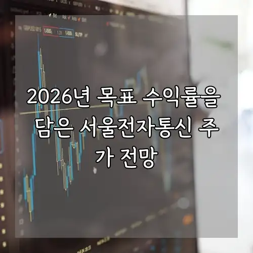 2026년 목표 수익률을 담은 서울전자통신 주가 전망