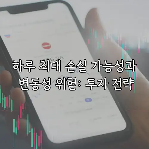 하루 최대 손실 가능성과 변동성 위험: 투자 전략