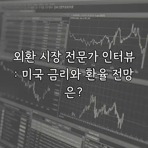 외환 시장 전문가 인터뷰: 미국 금리와 환율 전망은?